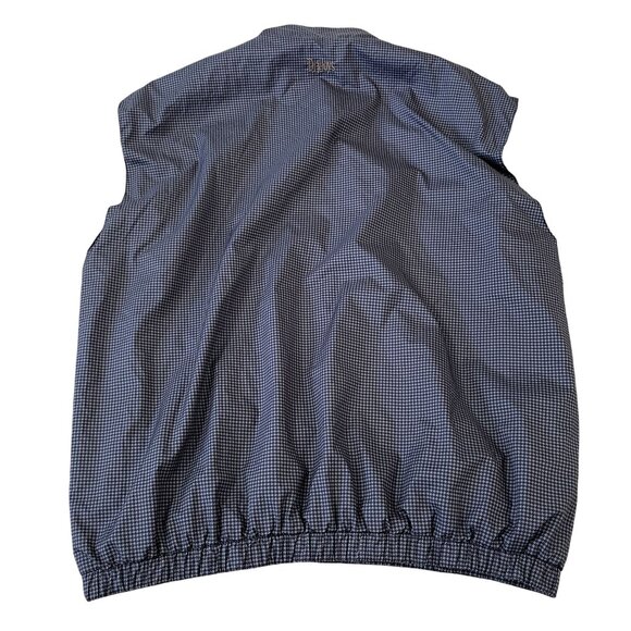 FootJoy DryJoys Golf Vest Men's Size XL Black Gray Houndstooth 2001 Scottie Logo - Picture 6 of 6